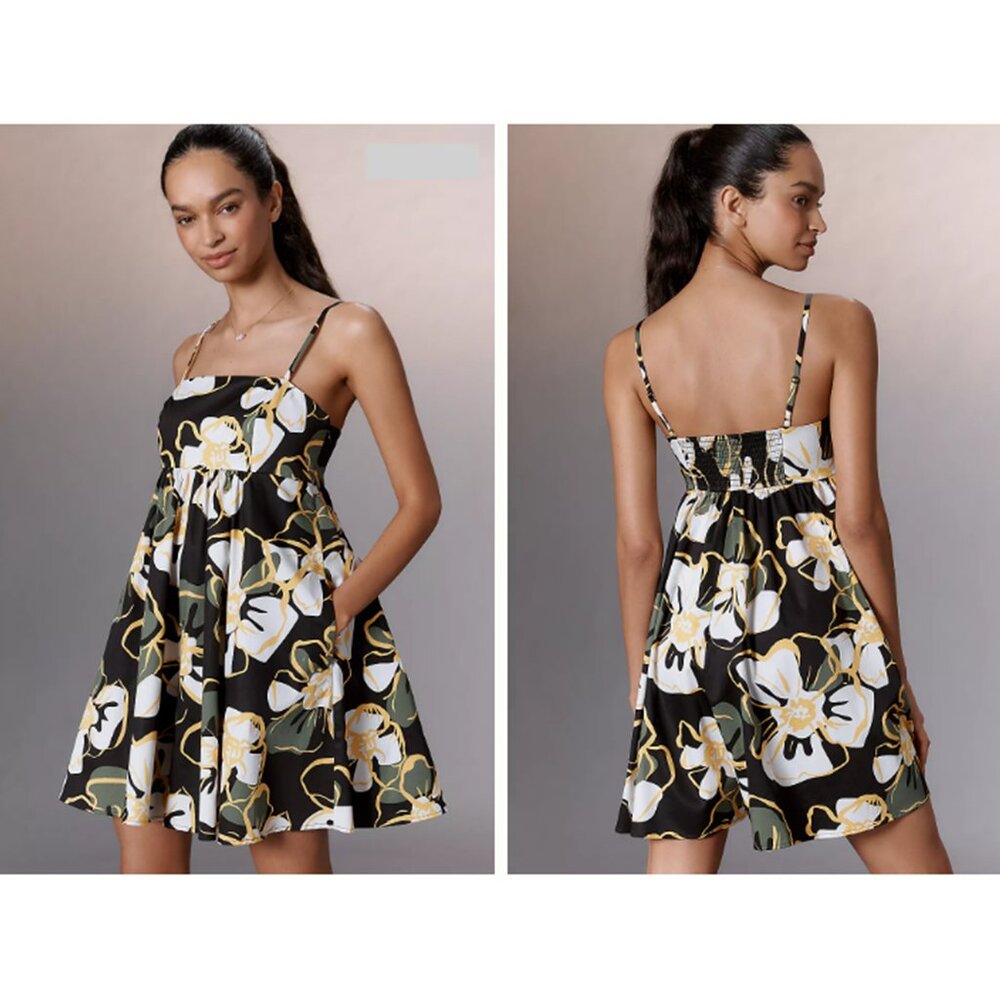 Anthropologie Hutch Sleeveless Bandeau Romper